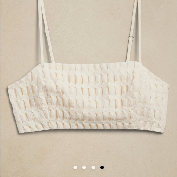 NWT Banana Republic Vina Italian Lace Crop - Picture 2 of 2